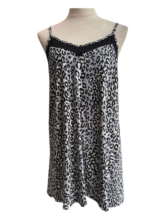 Linea Donatella Other - Linea Donatella Leopard Print Chemise Nightgown Size L (2660-1)